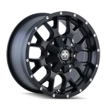 17X9 Mayhem Warrior Matte Black Wheels 5X5/5X5.5 (18MM) Set Of 4 New. Price: $1039.96.
