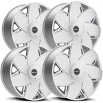 (SET-4) Strada S67 Turbina 22X9 5X115/5X120 +15MM Brushed Wheels Rims 22" Inch New. Price: $1176.00.