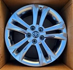 18 Toyota Sienna Factory Oem Wheel 2021-2025 Chrome Clad Rim Original 69149A Used. Price: $395.00.