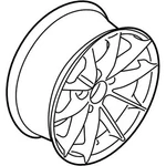 Genuine Bmw Disc Wheel, Light Alloy, Ref 36-11-6-796-251 New. Price: $379.58.