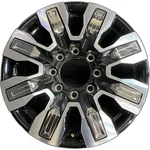 Ram Cnc Black And Chrome Insert Sierra Denali 3500 Factory Rim 20X8.5 Oem 14138A Used. Price: $255.04.