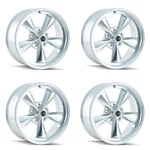 Set 17" Ridler 675 17X8 Polished 5X4.75 Wheels 0MM For Buick Chevy Classic Rim New. Price: $1067.96.