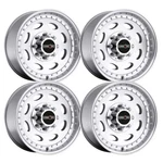 (SET-4) Vision 81 Hauler 16X6 8X6.5 0MM Machined Wheels Rims Inch New. Price: $812.55.