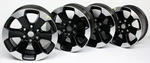 Set Of Oem 18 Inch Wheels For Ram 1500 0475534AA Polished Black Center Spokes New. Price: $629.99.