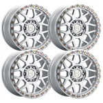 (SET-4) Hostile Rapture 18X9 8X170 Machined 12MM Wheels Rims Inch New. Price: $1217.20.
