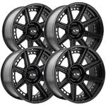 (set Of 4) Ion 149 20X9 6X5.5" -12MM Matte Black Wheels Rims 20" Inch New. Price: $981.96.