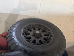 Xd Series Monster 9X18 Matte Black Rim Used. Price: $1550.00.