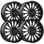 Staggered-dolce Roma 22X9,22X10.5 5X112/5X120 30MM Gloss Black Wheels Rims New. Price: $2266.00.