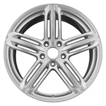 For Audi Q7 10-13 Alloy Factory Wheel Triple 5-SPOKE Charcoal 21X10 Used. Price: $289.23.