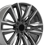 New 22 Inch Aluminum Wheel Rim For Escalade 99-2023 Gunmetal W/polished Face. Price: $361.10.