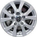 18" Toyota Land Cruiser Wheel Rim Factory Oem 75195 2016-2021 Silver Remanufactured. Price: $495.00.