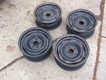 1964 1965 1966 Ford Steel 15 6" (5 - 4.5) New Mexico Wheels. Per Used. Price: $150.00.