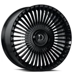 24X9"DOLCE Luxury Wheels Trento Gloss Black Floating Cap Rims New. Price: $2692.00.