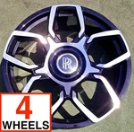 Forged Black Badge Style 22 Inch Wheels Oem Factory Rolls Royce Cullinan Set New. Price: $3999.00.
