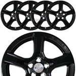 Fits Chevrolet Camaro Lt 2016-2024 Black 18" Wheel Skins Hub Caps Rim Covers New. Price: $99.99.