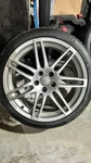 Audi A4 Titanium Edition 19" Speedline Wheels 5 X 112 ET43 Bad Tire Oem Used. Price: $2500.00.