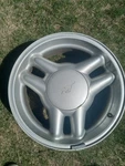 #3089 Ford Mustang 94-95 17X8 Silver Oe Wheel F4ZZ1007B 5X4.5MM Used. Price: $165.00.