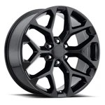 Factory Reproductions Fr 59 Chevy Snowflake 20X9 6X139.7 ET27 Gloss Blk (qty 1) New. Price: $245.00.