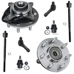 4WD Front Wheel Bearing Hub Ball Joints Tierods 2004 2005 Ford F-150 W/7-LUG New. Price: $288.95.