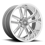 20" Us Mag U130 Bullet 20X8 5X5.0 Textured Gunmetal Milled Edges Wheel 1MM New. Price: $434.00.