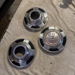 1973-88 Gmc Truck 4X4 Dog Bowl Center Poverty Hubcaps Set Chevy Oem Used. Price: $69.00.