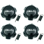 Set Of 4 Helo Gloss Black Wheel Center Cap Lug 6X139.7 6X5.5 For HE879 HE900 New. Price: $110.00.