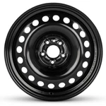 New Wheel For 2014-2018 Fiat 500L Inch 16X6.5" Painted Black Steel Rim. Price: $99.92.
