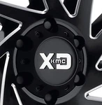 Kmc Xd 834 Cyclone Satin Black 6X135 Center Cap Fits (ford) Wheels New. Price: $44.97.
