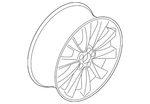 Genuine Ford Wheel Assembly AE9Z-1007-G New. Price: $997.41.