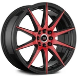 SPEC-1 SP-51 18X8 5X4.5"/5X120 +38MM Black/red Wheel Rim 18" Inch New. Price: $150.99.