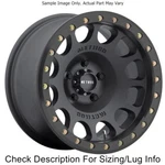 Method Wheel MR10578560500B Beadlock 17X8.5 0MM Offset 6X5.5 New. Price: $492.00.