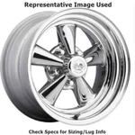 U.s. Wheel 462-5709 Super Spoke (series 462) 15"X7" Chrome New. Price: $324.57.