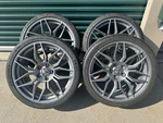 20" + 21" Chevy Corvette ZR1 C8 Oem Wheels Rims 95580 95581 Tires 2023 2024 2025 Used. Price: $4200.00.