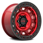 Kmc KM236 Tank Beadlock Wheel 17X9 (-38, 5X127, 71.5) Red Single Rim New. Price: $620.00.