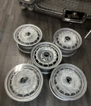 Oem Genuine Mercedes-benz Wheels Set Of 5 W126 W107 S-class Sl-class 14"X6" Remanufactured. Price: $1250.00.