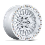 17X8.5 Kmc KM554 Aztec Gloss Silver W/ Machined Face Wheel 6X5.5 (0MM) New. Price: $445.00.