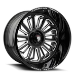 American Truxx Butcher AT1916 Gloss Black Milled 24X14 5-127 -76MM 71.6MM New. Price: $579.33.