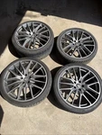 Maserati Ghibli 14-24 Rear And Front Wheels Rim Set Of 21X10.5 / 8.5 Oem Used. Price: $1080.00.
