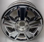 2009-2014 Avalanche Silverado Suburban Tahoe Chrome Clad Wheel #5416 Used. Price: $255.00.