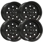 (SET-4) Vision 531 Sport Lite 15X7 4X108 +20MM Gloss Black Wheels Rims 15" Inch New. Price: $581.96.