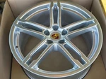 New 19" Porsche Macan Turbo Silver Front Oem Factory Wheel Rim 95B601025 Dr 88Z. Price: $550.00.