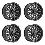 Set 4 20" Gear Off Road Edge 770B Gloss Black 20X9 8X180 18MM For Chevy Gmc Rims New. Price: $1325.71.