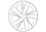 Genuine Nissan Wheel Alloy 40300-9HT2B New. Price: $466.63.
