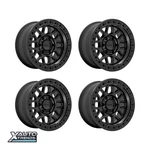 Kmc KM549 Grs Satin Black 17X9 6X139.7 0MM (set Of 4) New. Price: $1708.00.