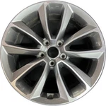 Hyundai Machined Grey Santa Fe Factory Rim 18" 2017-2019 Alloy Original 70909B Used. Price: $147.40.