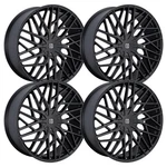 (SET-4) Massiv 925 Executive 26X9.5 6X135/6X139.7 25MM Black Wheels Rims Inch New. Price: $1952.00.