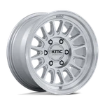 Kmc KM733 Impact Fft Gloss Silver W/ Machined Face Rims: 17X8.5, 6X135, 25 Mm New. Price: $495.00.
