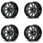 Set 4 20" Fuel D627 Vandal 20X10 5X5.5 5X150 -18MM Wheels Gloss Black Milled Rim New. Price: $2100.00.