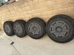 20 Tesla Cybertruck Core Oem Wheel Rim 17436 1250221-00-D Black Used. Price: $3000.00.