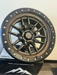 (4) 17X9 Lock Off-road Krawler Matte Bronze W/black LIP(6X139.7) Silverado Gmc New. Price: $1160.00.